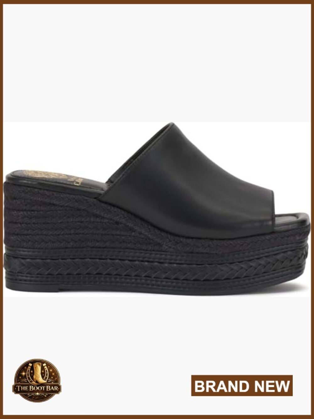 Espadrille Wedge Platform Sandals with Braided Sole - Picture 6 of 7